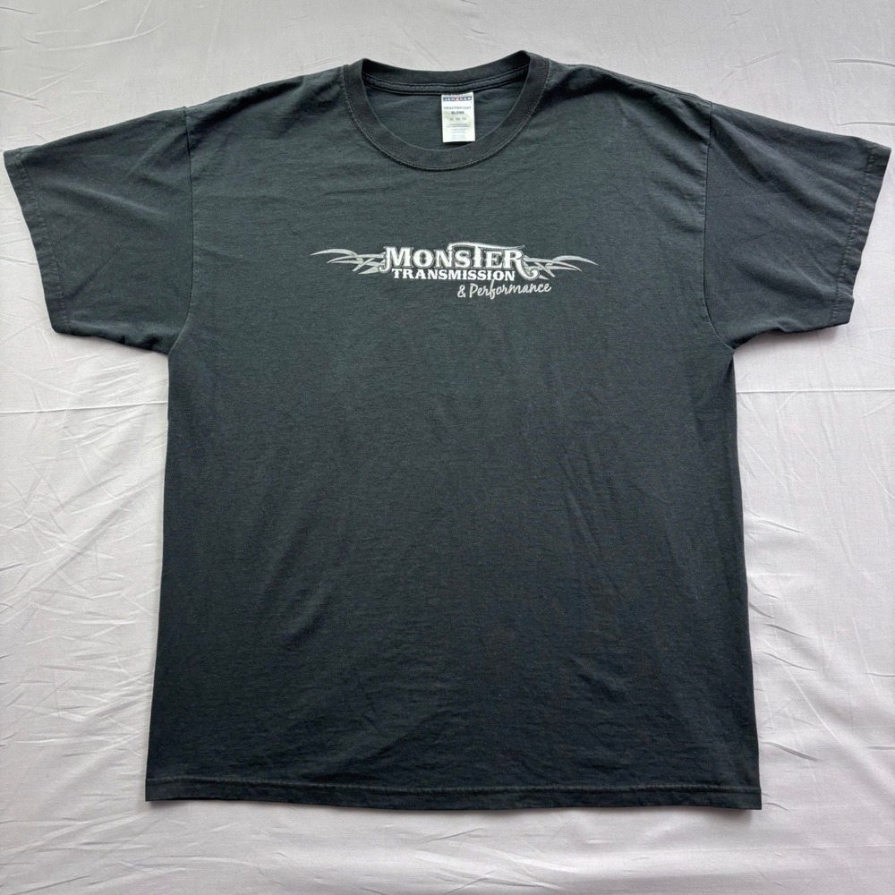 Jerzees Monster Transmission Eat My Shift Graphic T-Shirt Black XL Motorsport